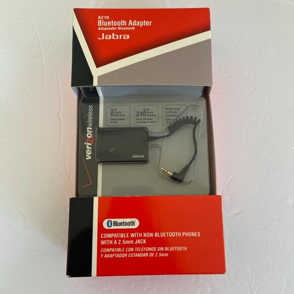 Jabra A210 Bluetooth Adapter For Non-Bluetooth Mobile Phones  New old stock - Picture 1 of 5
